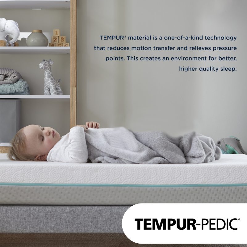 TEMPUR Material is one-of-the-kind technology that reduces motion