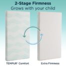 TEMPUR-DREAM COOLING & BREATHABLE 2-STAGE CRIB MATTRESS - Aqua Breeze Image 3 Thumbnail