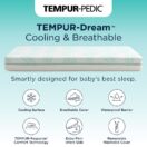 TEMPUR-DREAM COOLING & BREATHABLE 2-STAGE CRIB MATTRESS - Aqua Breeze Image 7 Thumbnail