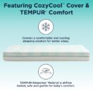 TEMPUR-DREAM COOLING & BREATHABLE 2-STAGE CRIB MATTRESS - Aqua Breeze Image 4 Thumbnail