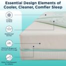 TEMPUR-DREAM COOLING & BREATHABLE 2-STAGE CRIB MATTRESS - Aqua Breeze Image 9 Thumbnail