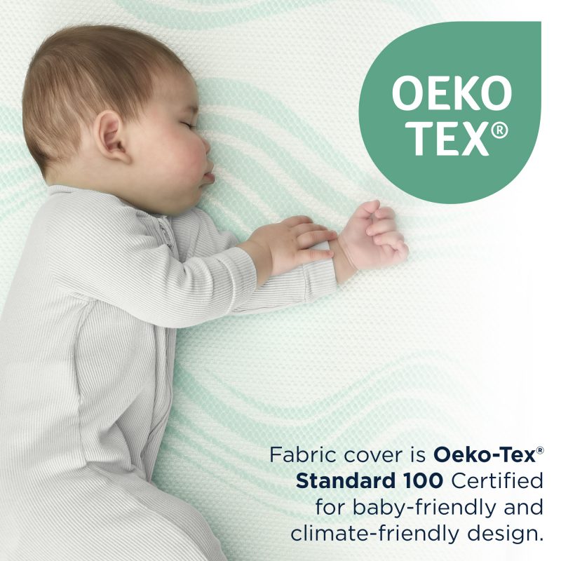 TEMPUR-DREAM COOLING & BREATHABLE 2-STAGE CRIB MATTRESS - Aqua Breeze Image 14