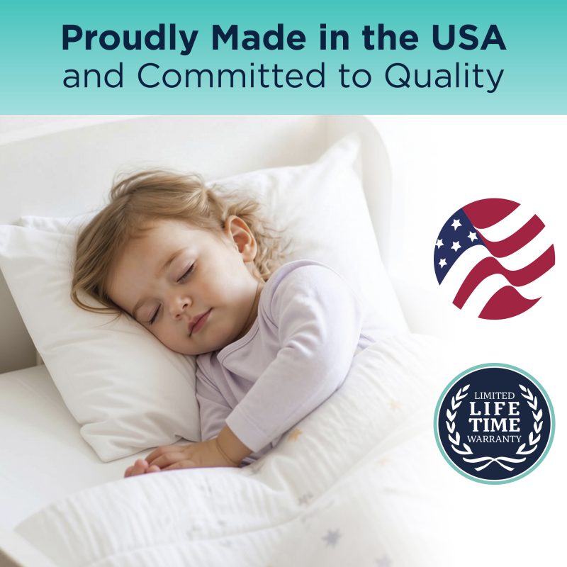 TEMPUR-DREAM COOLING & BREATHABLE 2-STAGE CRIB MATTRESS - Aqua Breeze Image 17