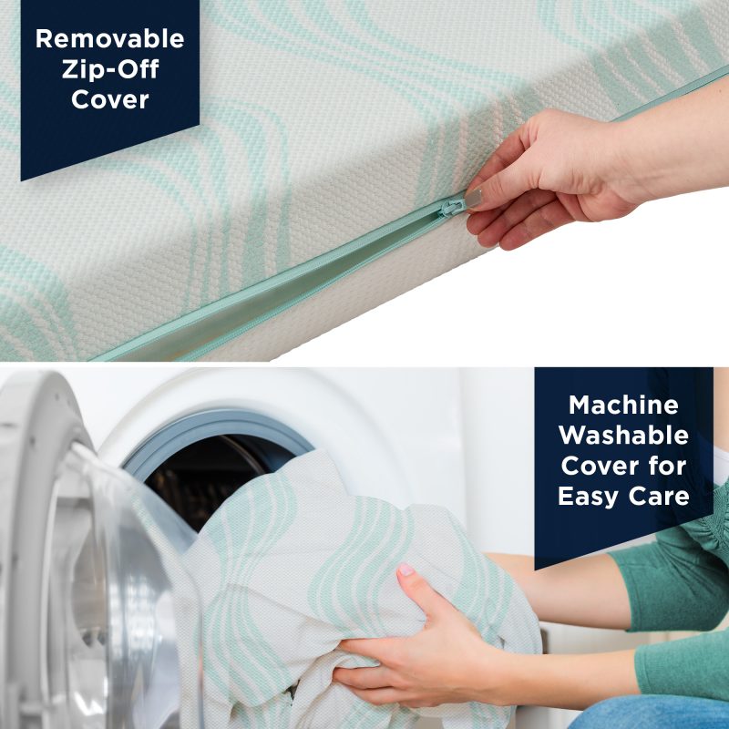 TEMPUR-DREAM COOLING & BREATHABLE 2-STAGE CRIB MATTRESS - Aqua Breeze Image 6