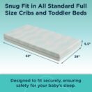 TEMPUR-DREAM COOLING & BREATHABLE 2-STAGE CRIB MATTRESS - Aqua Breeze Image 16 Thumbnail